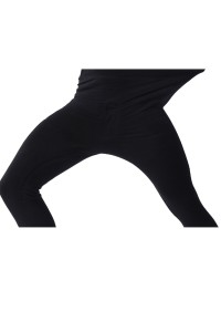 Winter Plush thickened bamboo charcoal cotton high waist knee and knee protection men's warm pants 200kg without pressure  SKSP022 side view
